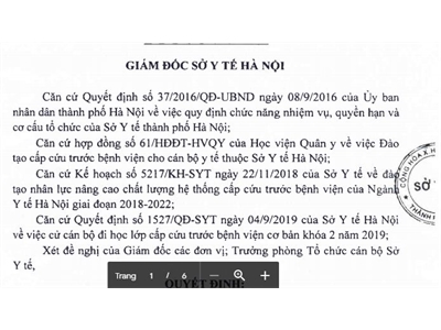 Thông báo gia hạn thời gian tiếp nhận Phiếu dự thi tuyển viên chức năm 2019 cho các đối tượng có trình độ đào tạo là Y sỹ trung cấp và trung cấp chuyên ngành y học khác, có chứng chỉ chuyển đổi